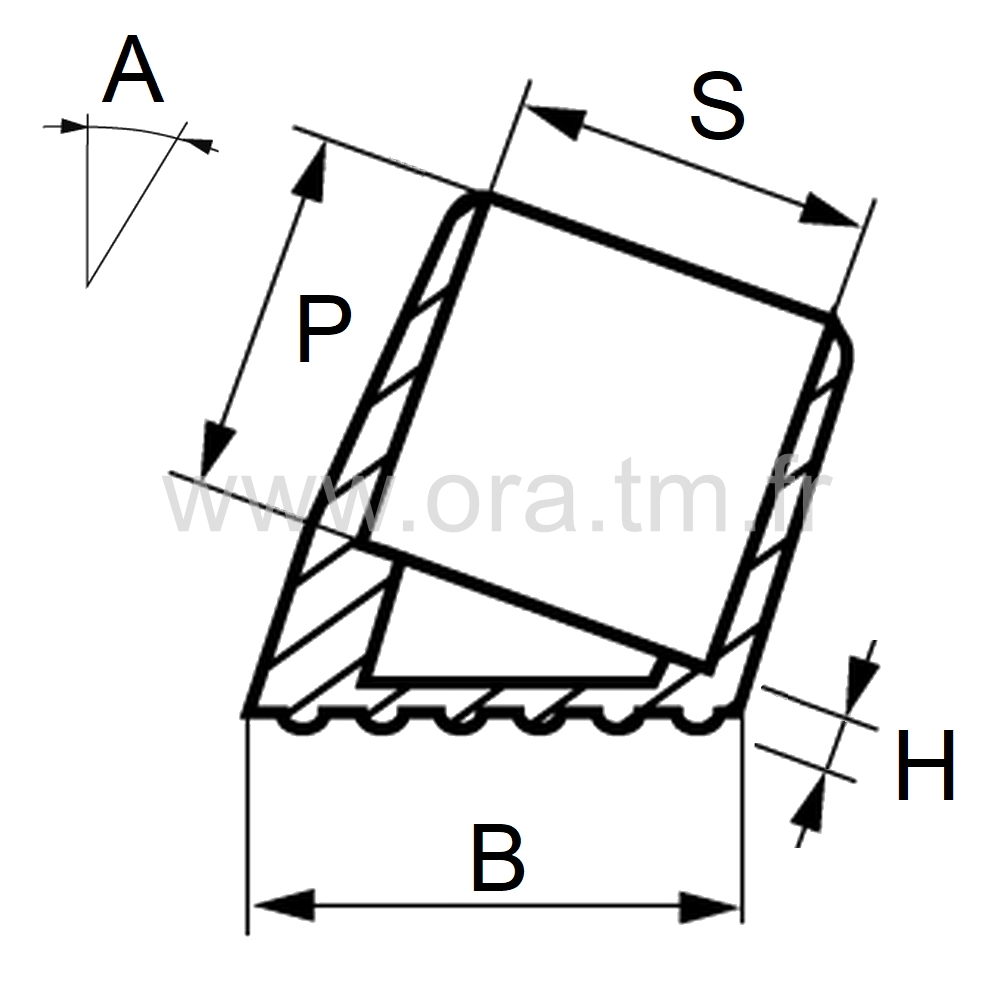 EEI - EMBOUT ENVELOPPANT - TUBE CYLINDRIQUE